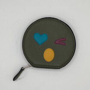 Coach Emoji Coin Purse (Leather)